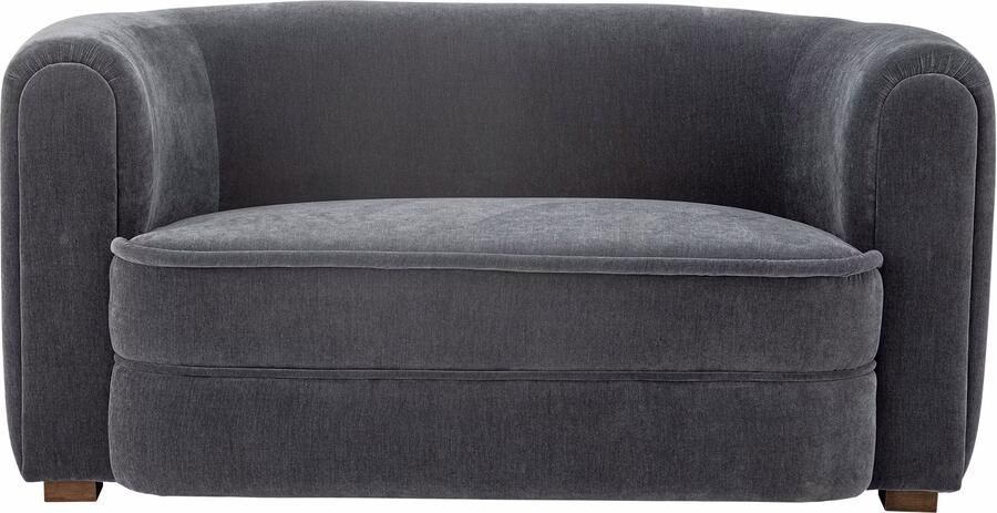 Bloomingville 2-zits Bank Malala Velourslook 152cm Blauw
