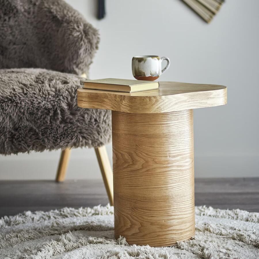 Bloomingville Bijzettafel Elmer 46cm Naturel