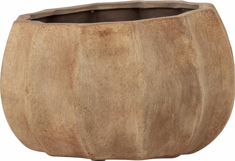 Bloomingville Bloempot Conja Terracotta 16cm hoog Bruin