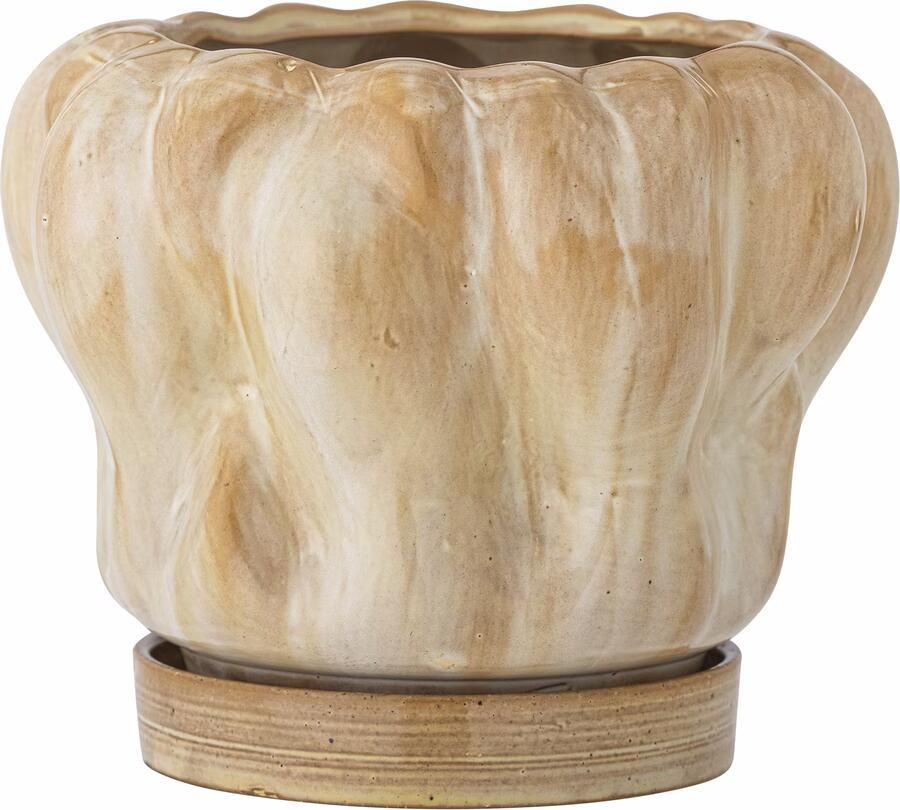 Bloomingville Bloempot Hollis 17cm Naturel