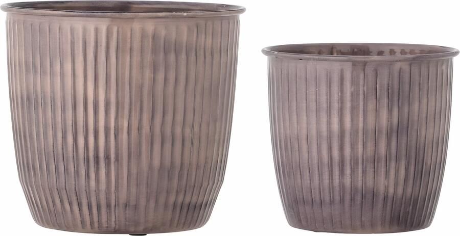 Bloomingville Bloempot Kenzie Set van 2 stuks Roze