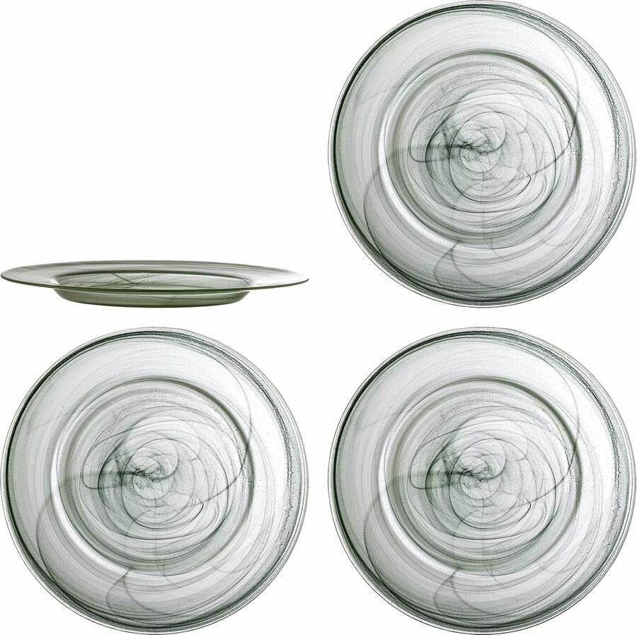 Bloomingville Bord Amelie Set van 4 stuks 33cm Groen
