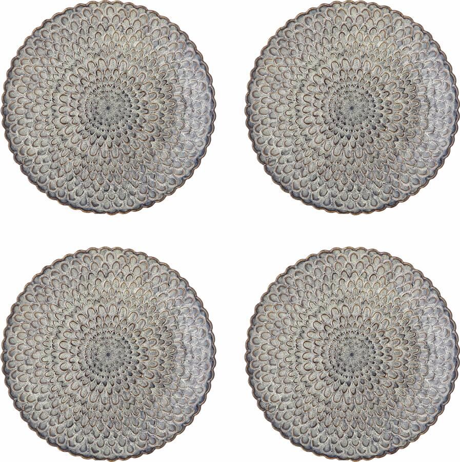 Bloomingville Bord Katrina Set van 4 stuks Grijs