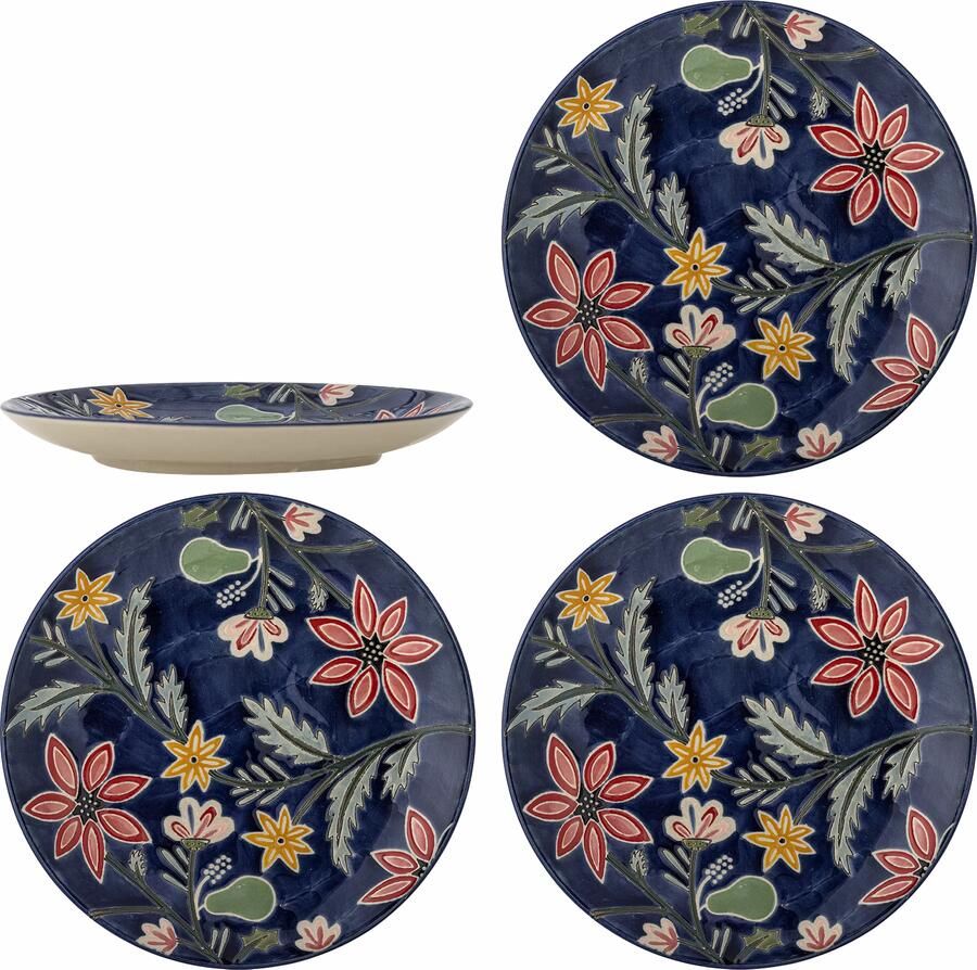Bloomingville Bord Meredith Set van 4 stuks Meerkleurig