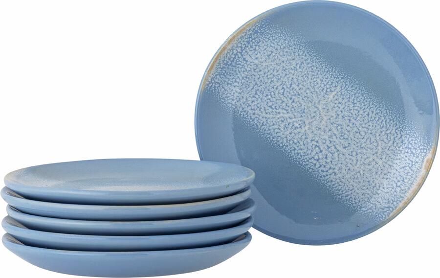 Bloomingville Bord Safie Set van 6 stuks Blauw