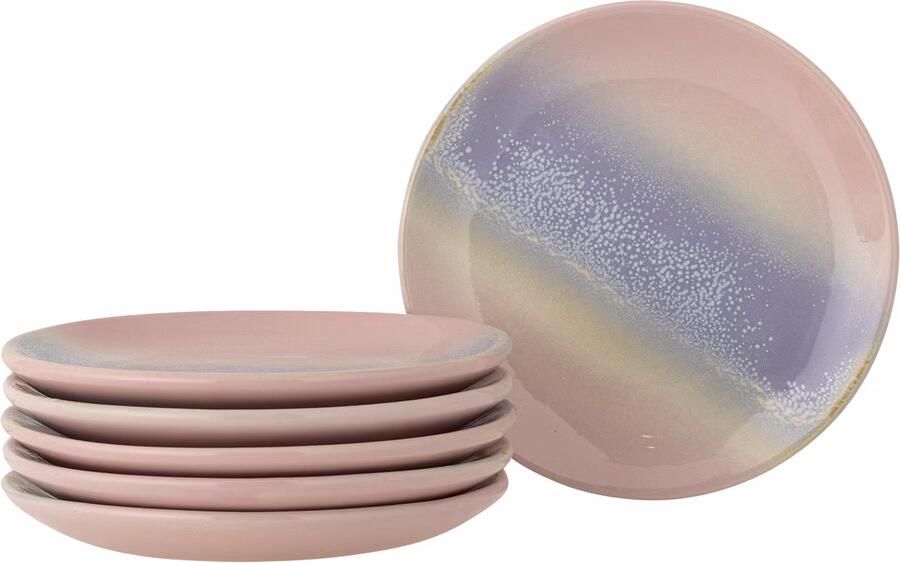 Bloomingville Bord Safie Set van 6 stuks Roze
