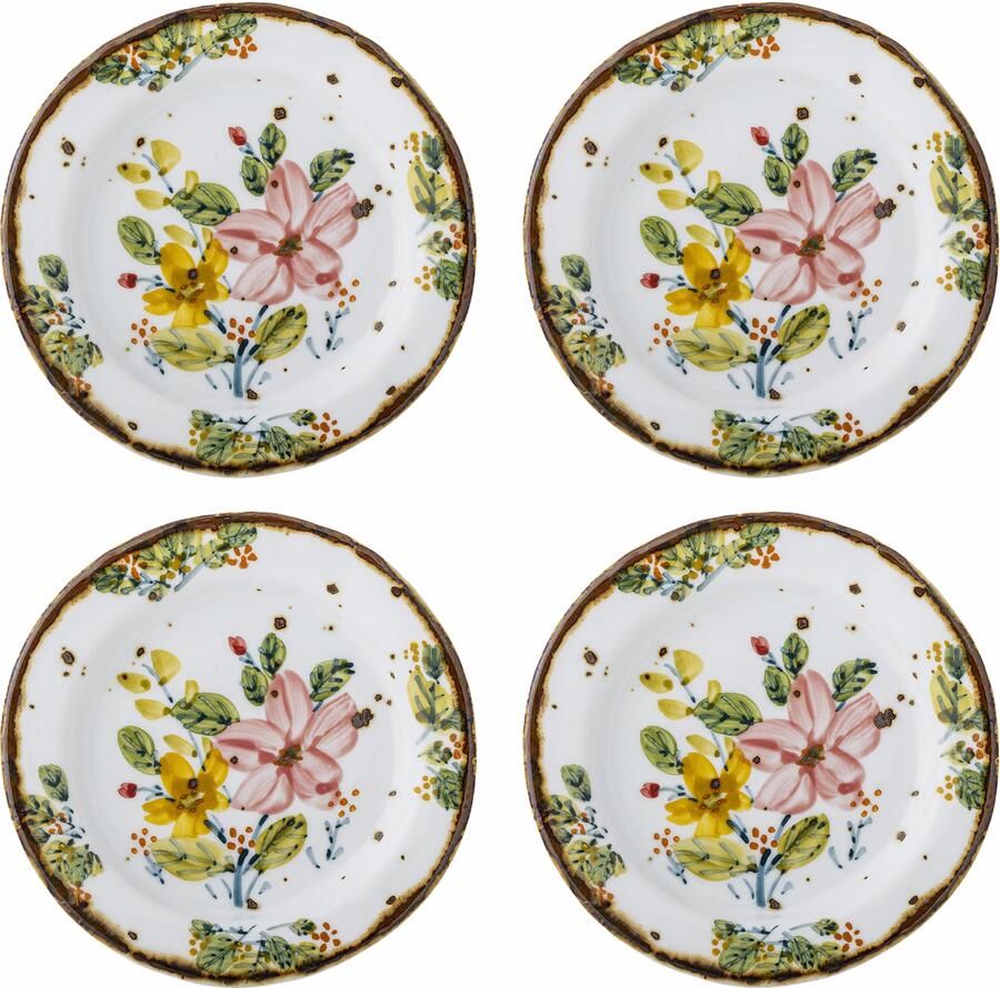 Bloomingville Bord Savina Set van 4 stuks Meerkleurig