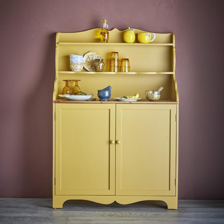 Bloomingville Buffetkast Libby Grenenhout 92cm Geel