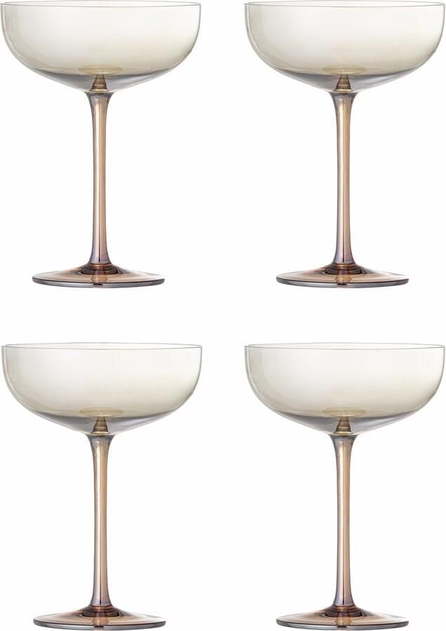 Bloomingville Cocktailglas Aston Set van 4 stuks Transparant
