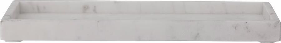 Bloomingville Dienblad Majsa Marmer 18 x 38cm Wit