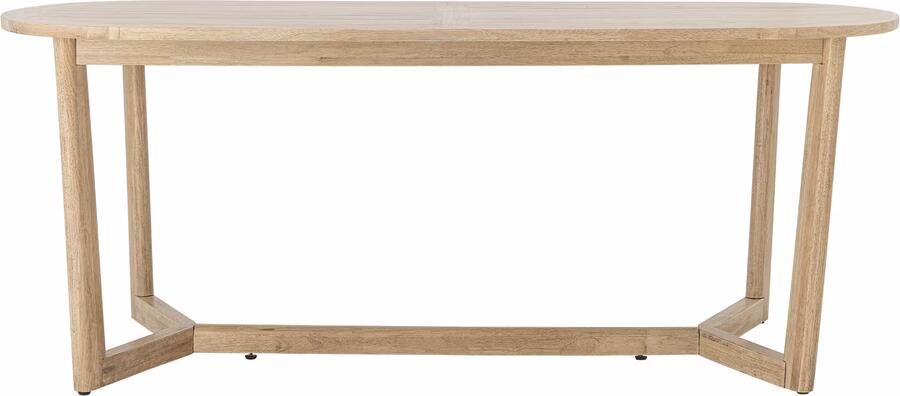 Bloomingville Eettafel Serrone Rubberhout 200 x 100cm Naturel