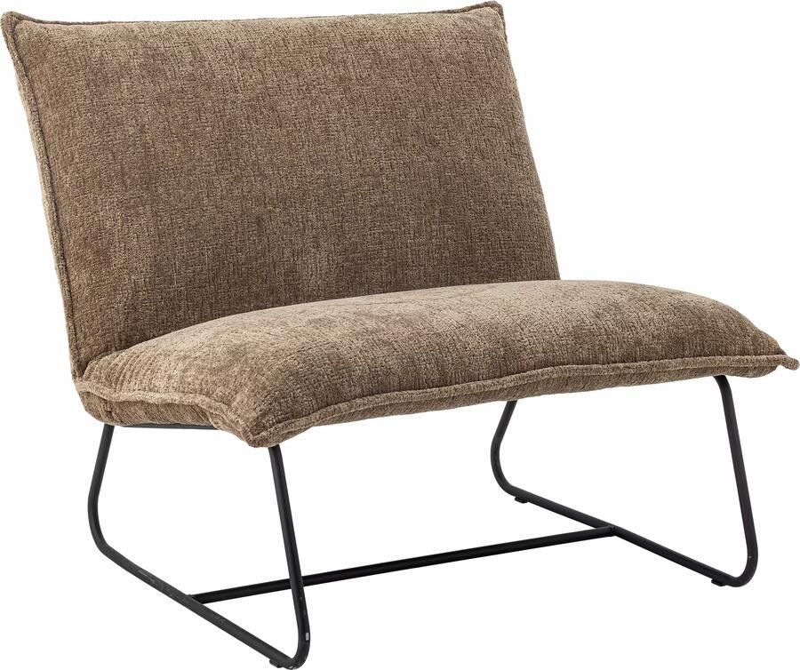 Bloomingville Fauteuil Cape Bouclé Bruin