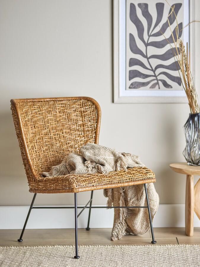 Bloomingville Fauteuil Somme Rotan Naturel
