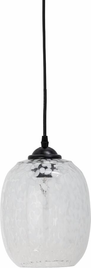 Bloomingville Hanglamp Gisele Glas 18cm Wit