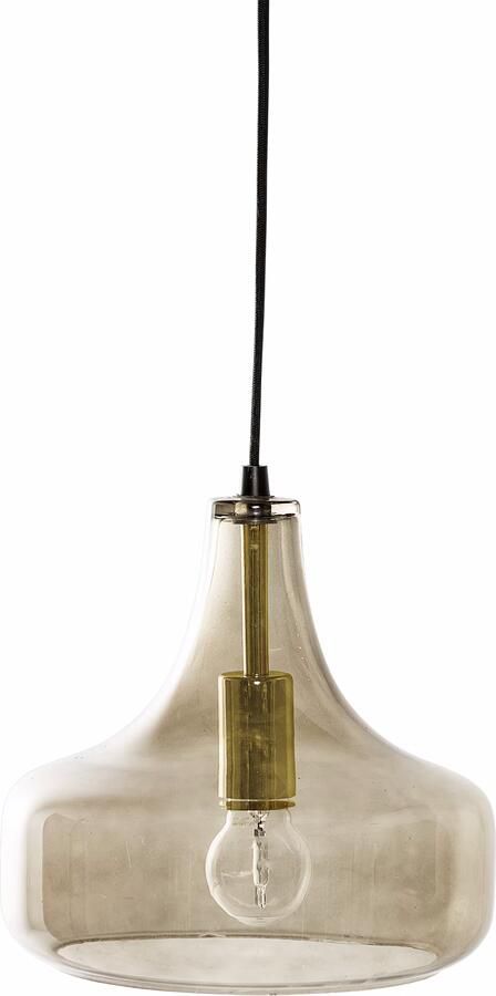 Bloomingville Hanglamp Yuser Glas Bruin - Foto 4