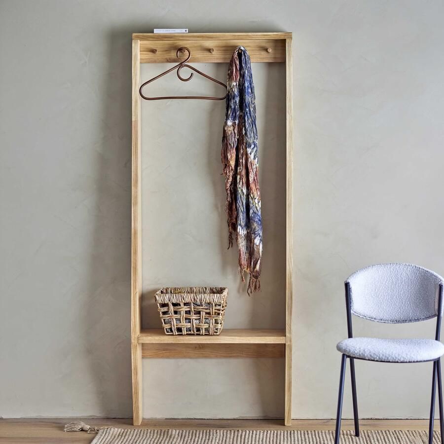 Bloomingville Kapstok Vance Grenenhout 180 x 74cm Naturel