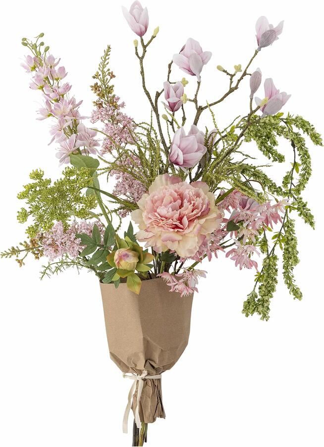 Bloomingville Kunstbloemen Breeze 138cm hoog Roze