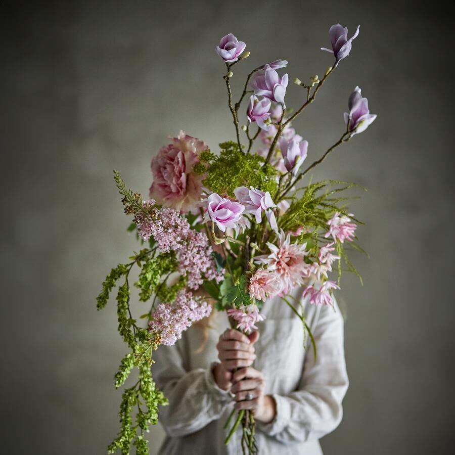 Bloomingville Kunstbloemen Breeze 138cm hoog Roze