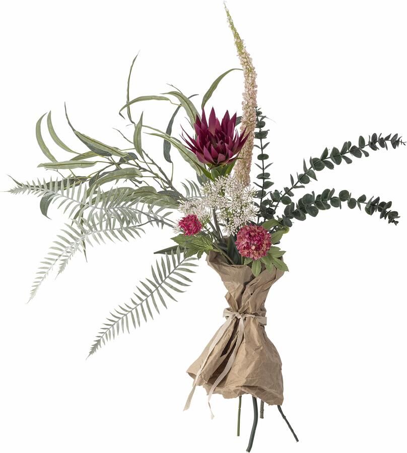 Bloomingville Kunstbloemen Crown 80cm hoog Rood