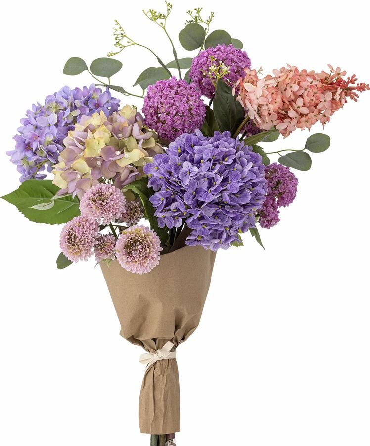 Bloomingville Kunstbloemen Edge 80cm hoog Paars