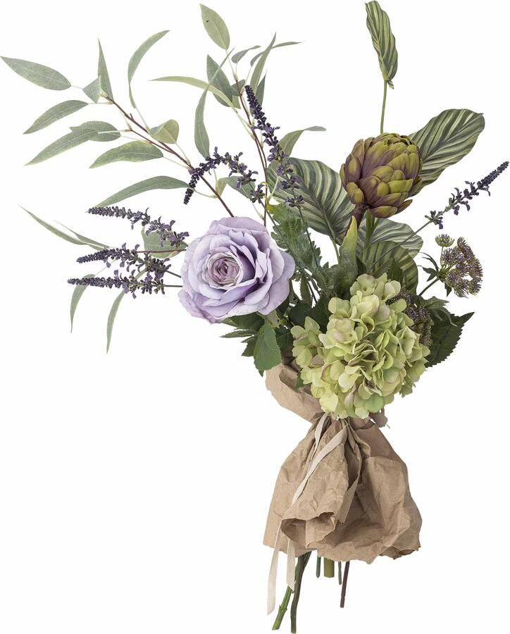 Bloomingville Kunstbloemen Whisper 80cm hoog Paars