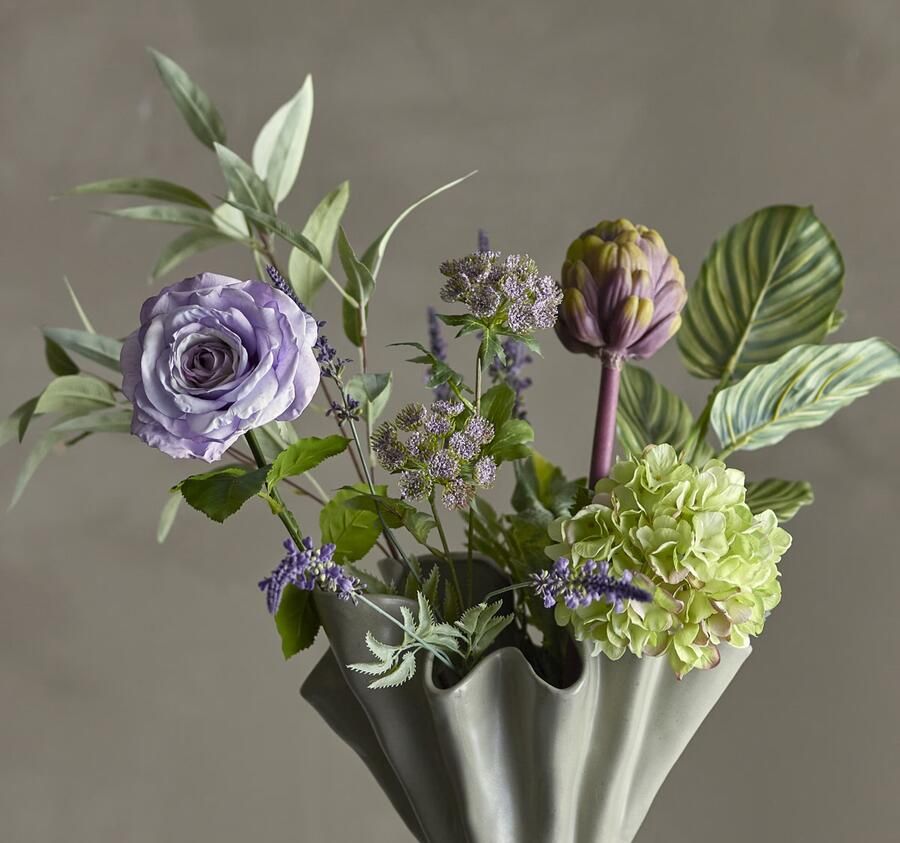 Bloomingville Kunstbloemen Whisper 80cm hoog Paars