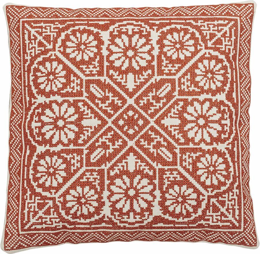 Bloomingville Kussen Madita 40 x 40cm Rood