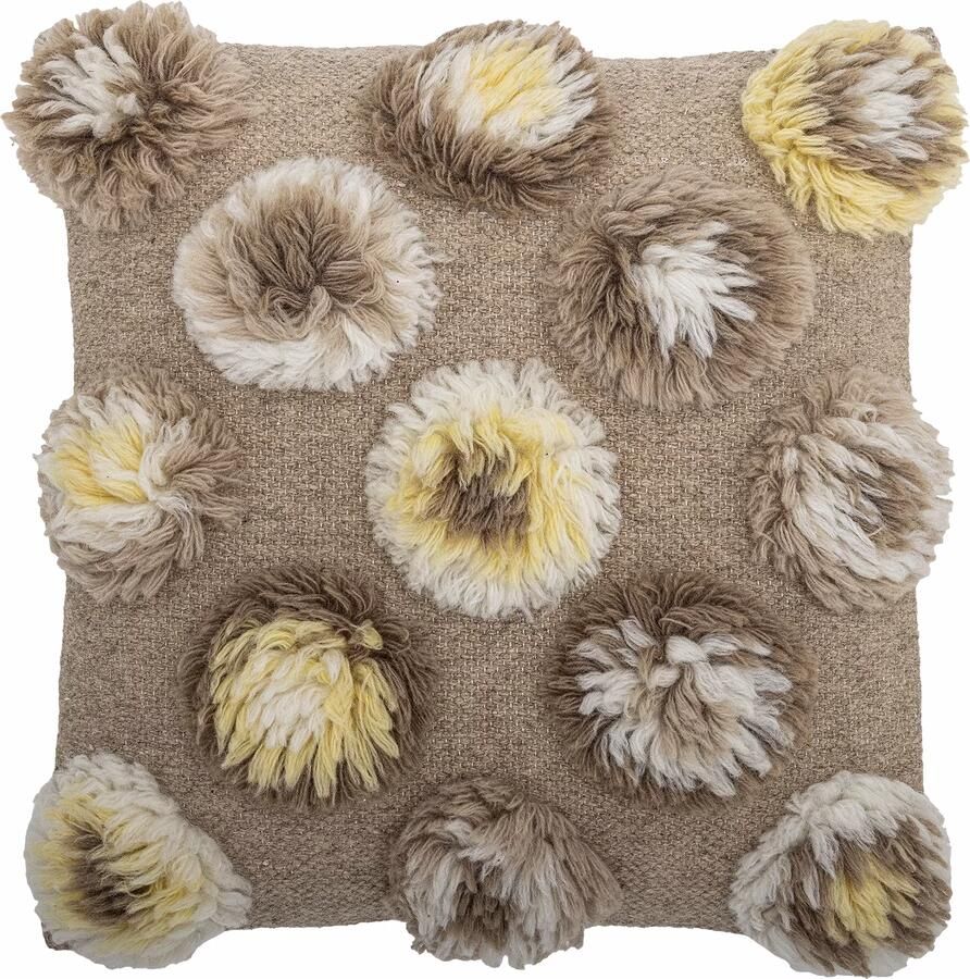 Bloomingville Kussen Somma Wolmix 50 x 50cm Naturel