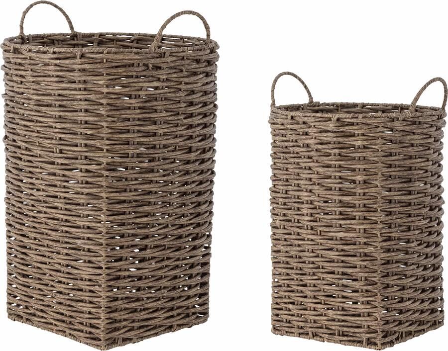 Bloomingville Mand Cestina Set van 2 stuks Bruin