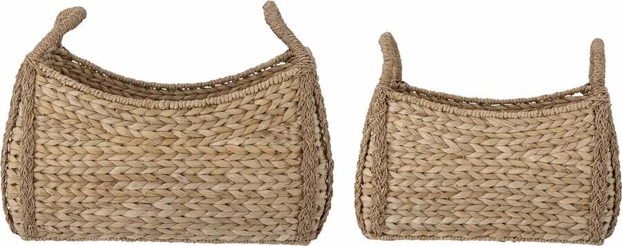Bloomingville Mand Selma Bankuan gras Set van 2 stuks Naturel