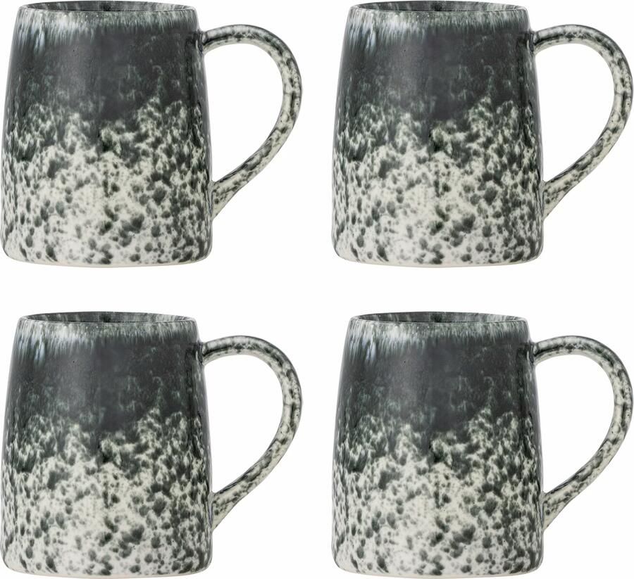 Bloomingville Mok Winnie Set van 4 stuks Groen