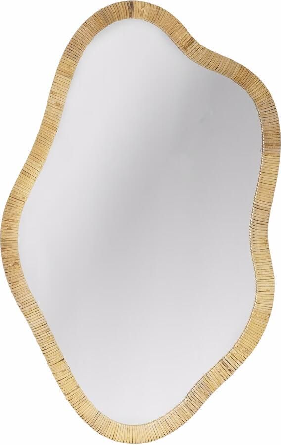Bloomingville Organische Spiegel Ashlie Rotan 80 x 50cm Naturel