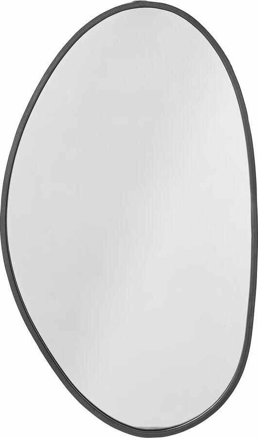 Bloomingville Organische Spiegel Faun 70 x 40cm Zwart