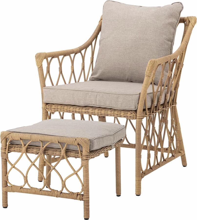 Bloomingville Outdoor Fauteuil Belluce Rotan Naturel