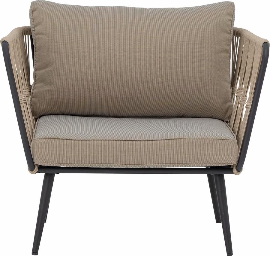 Bloomingville Outdoor Fauteuil Pavone Metaal en touw Bruin