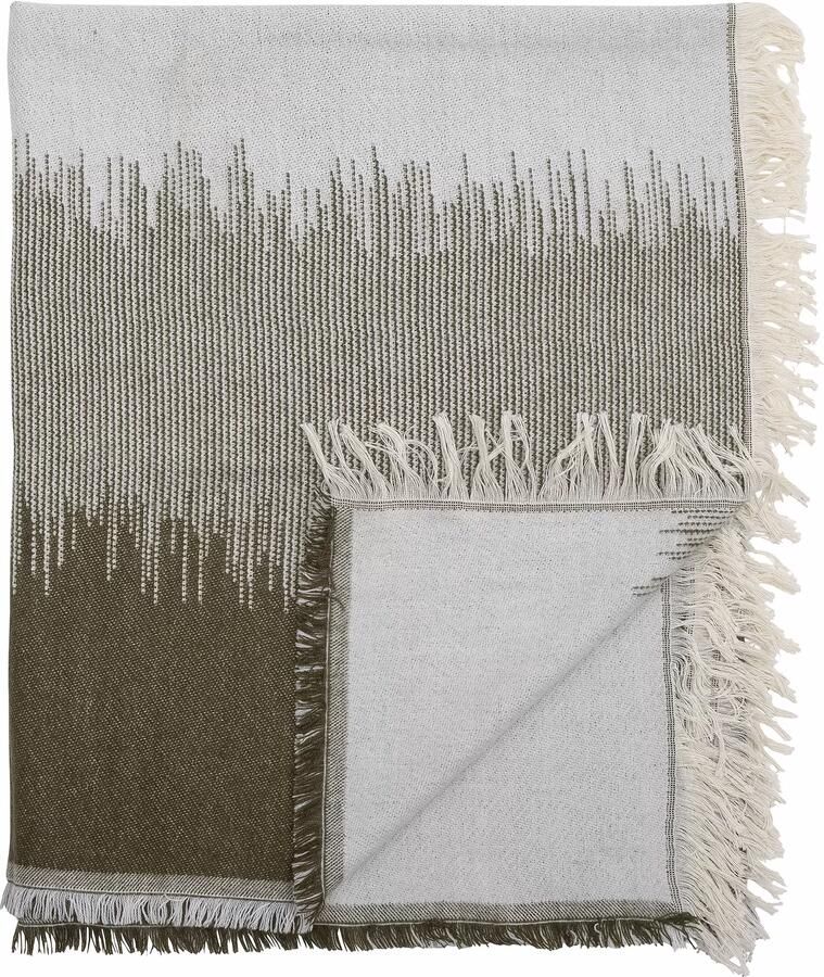 Bloomingville Plaid Lucienne 125 x 150cm Groen