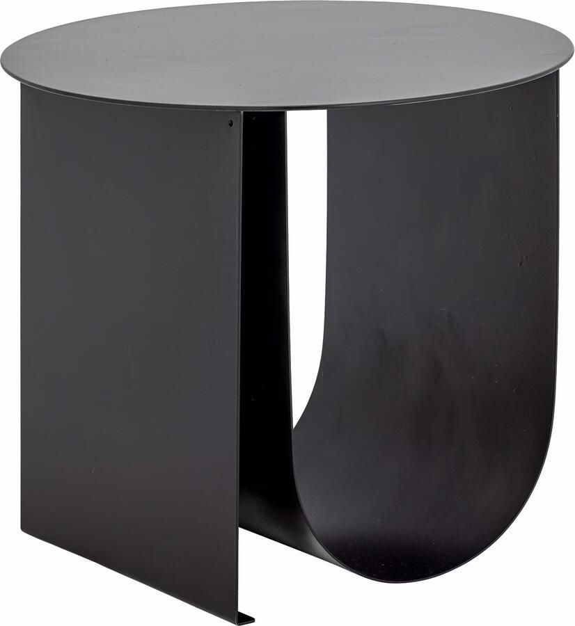 Bloomingville Ronde Bijzettafel Cher 43cm Zwart