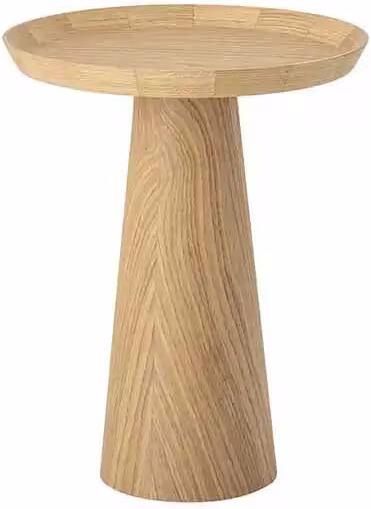 Bloomingville Ronde Bijzettafel Luana Eikenhout 44 x 54 5cm Naturel