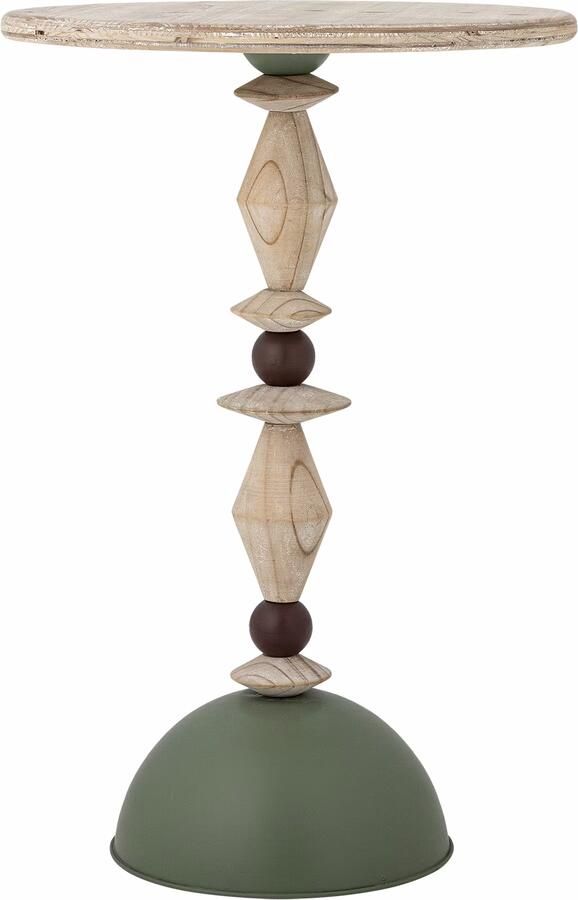 Bloomingville Ronde Bijzettafel Mannelli 40cm Groen