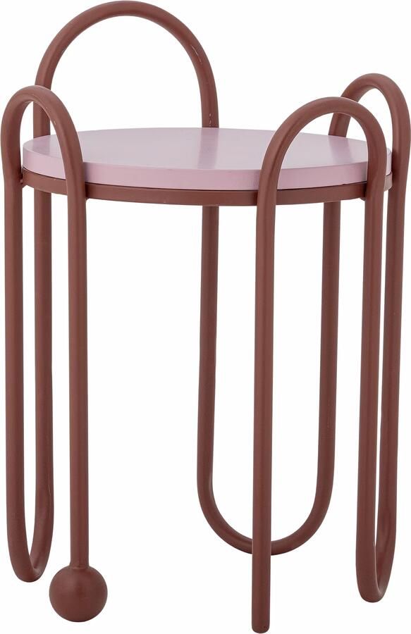 Bloomingville Ronde Bijzettafel Whimsica 30cm Rood