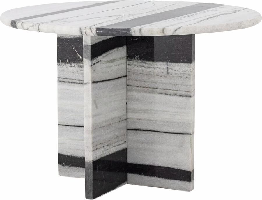 Bloomingville Ronde Salontafel Rosito Marmer 61cm Wit