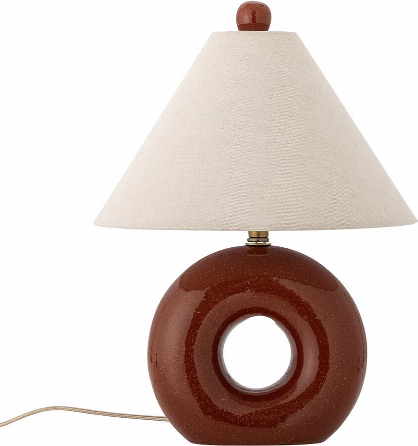 Bloomingville Ronde Tafellamp Panja 42cm hoog Rood