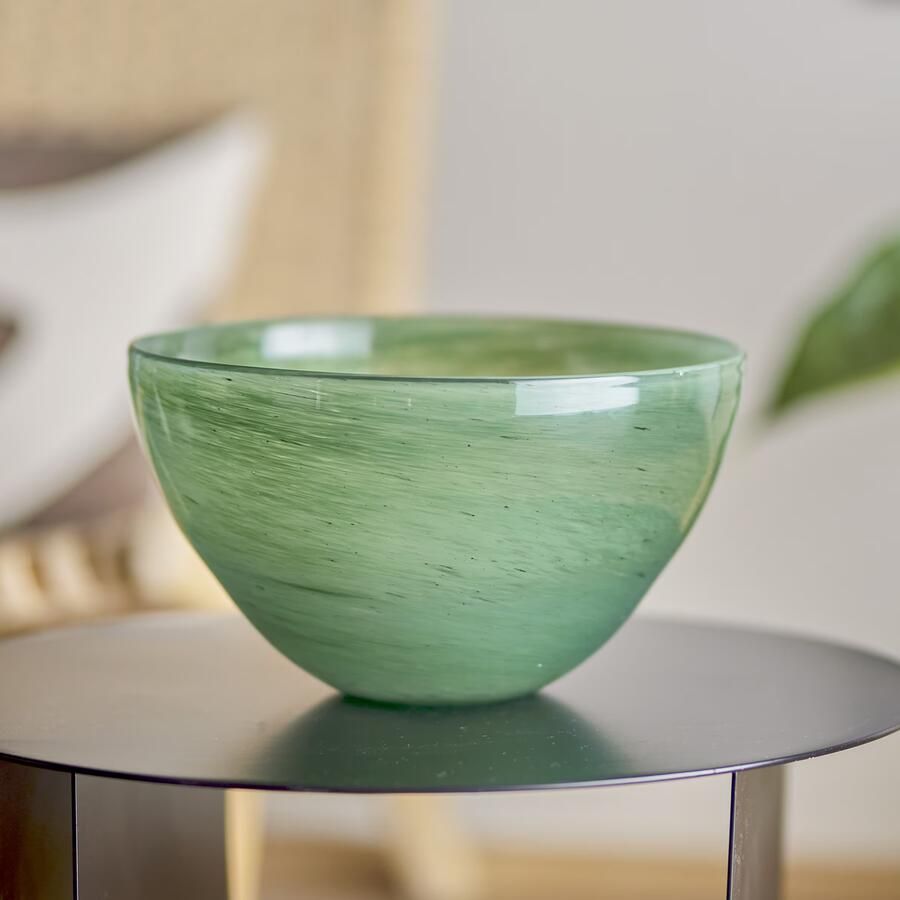 Bloomingville Schaal Esmaralda Glas 25cm Groen