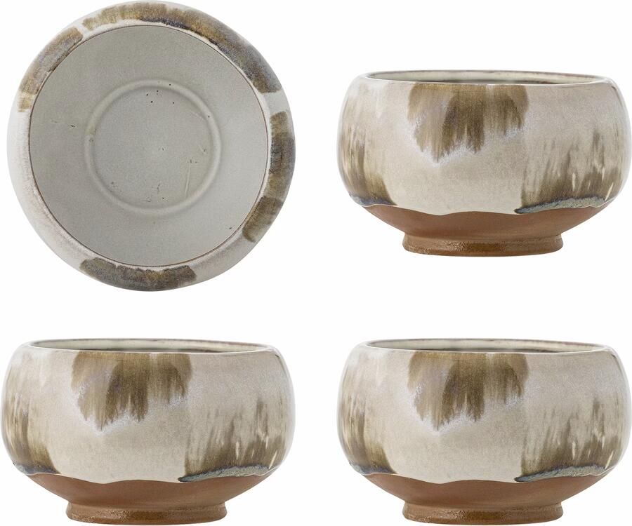 Bloomingville Schaal Jade Set van 4 stuks Naturel