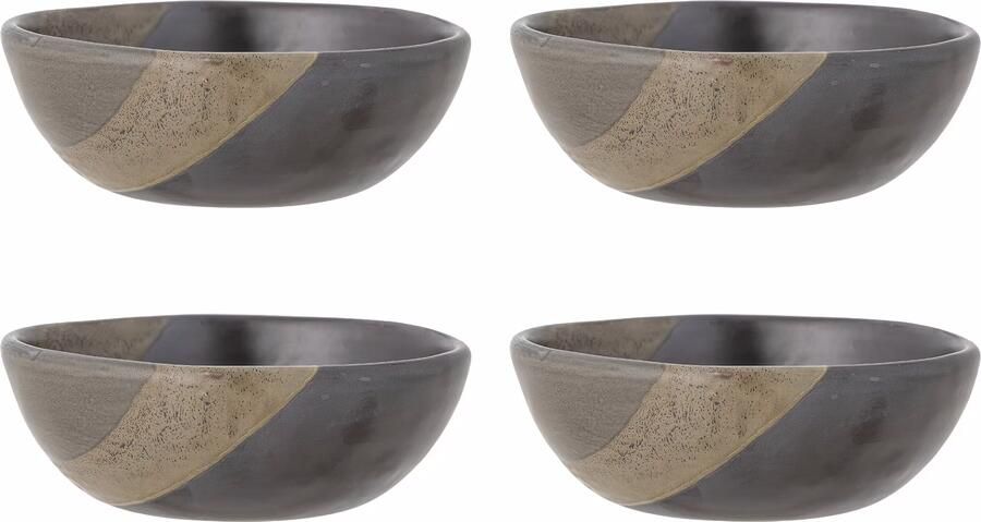 Bloomingville Schaal Paula Set van 4 stuks Bruin