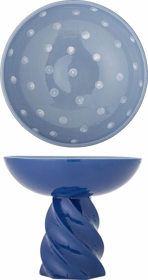Bloomingville Schaal Riley 25cm Blauw