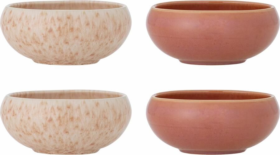Bloomingville Schaal Roselyn Set van 4 stuks Roze