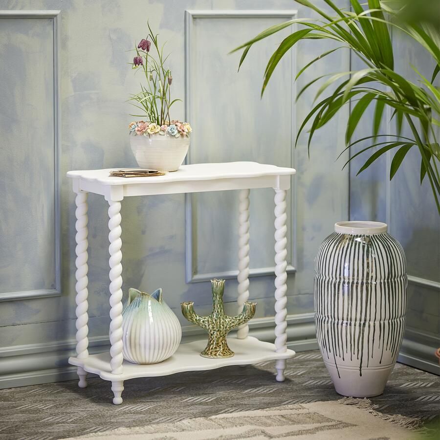 Bloomingville Sidetable Bia 60 x 30cm Wit