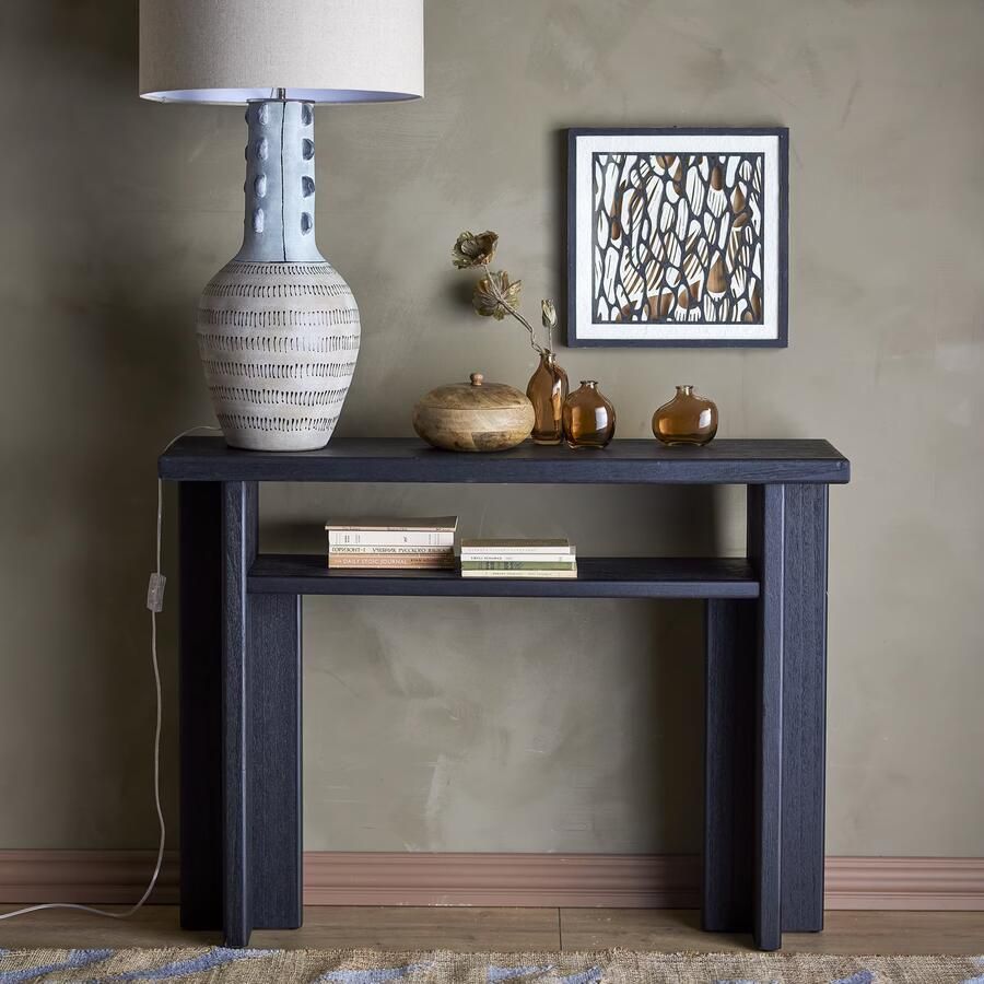 Bloomingville Sidetable Cupa 110 x 32cm Zwart