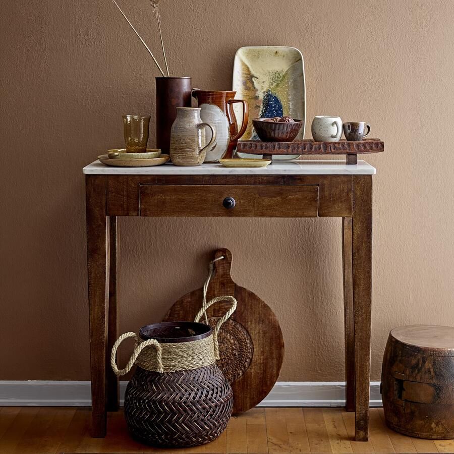Bloomingville Sidetable Hauge Mangohout 79 x 28cm Bruin